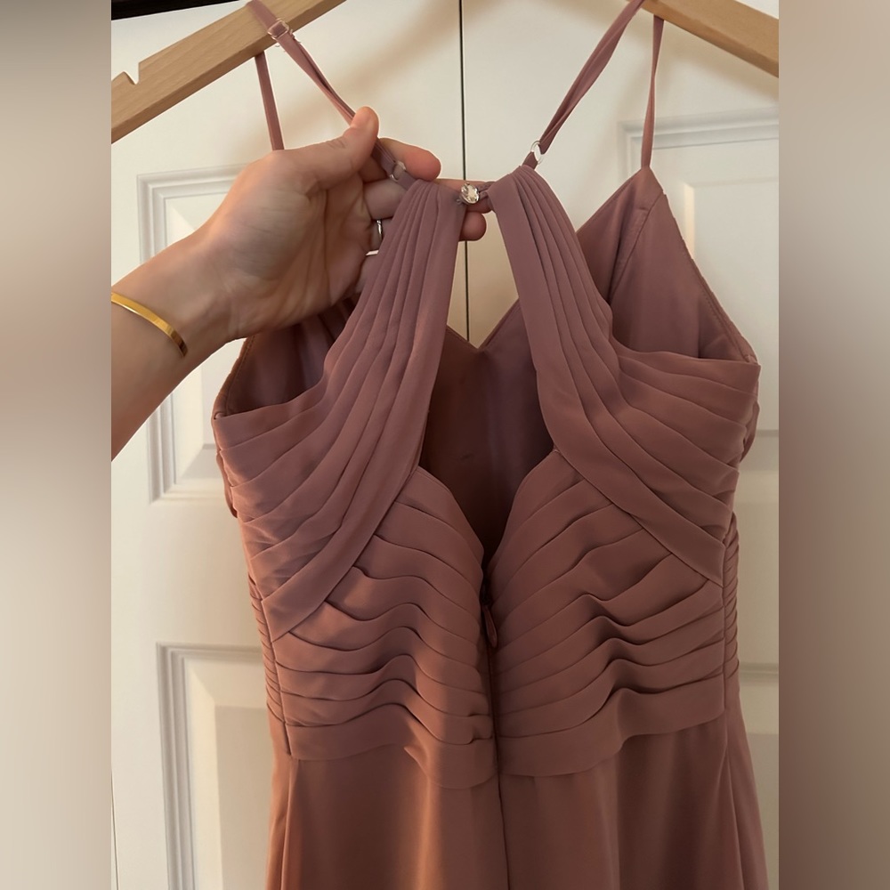 Azazie Haleigh Mauve Size 2 - Picture 3 of 5